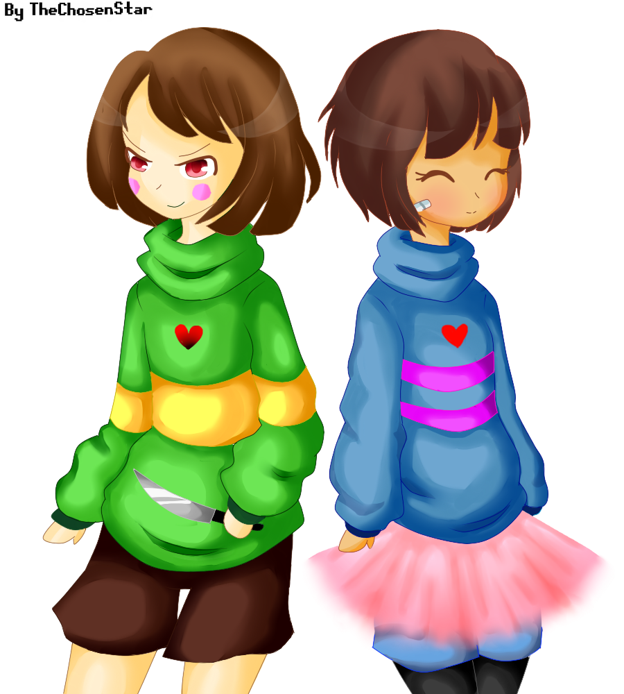 Undertale Chara And Frisk By Hamylii On Deviantart Undertale Chara And Frisk By Hamylii On Deviantart