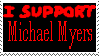 I Support Michael Myers stamp