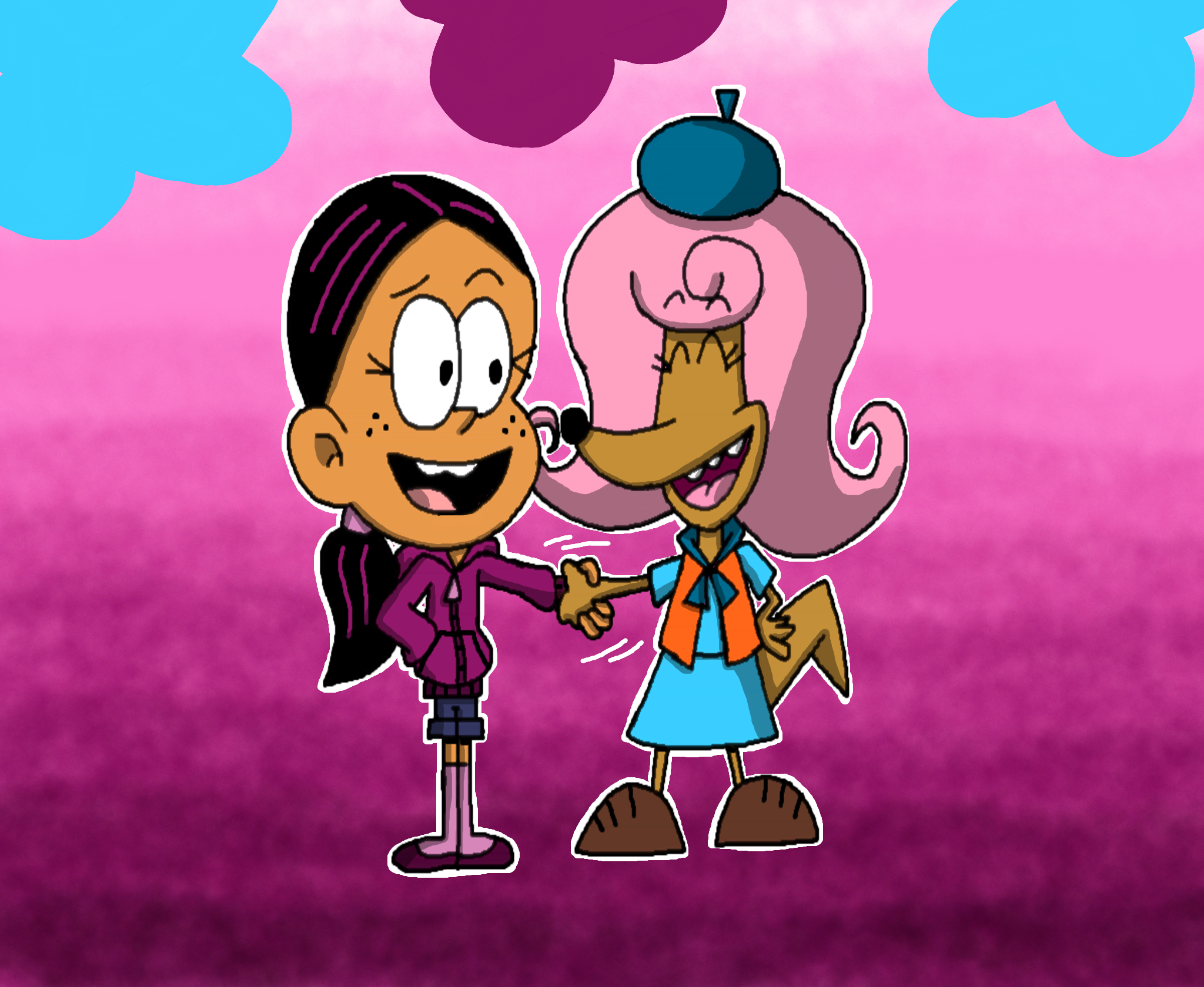 Patsy 2007 Deviantart Request: Ronnie Anne Meets Patsy by conyeje8050 on DeviantArt