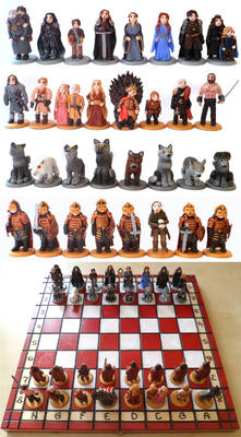 Game of Thrones chess set