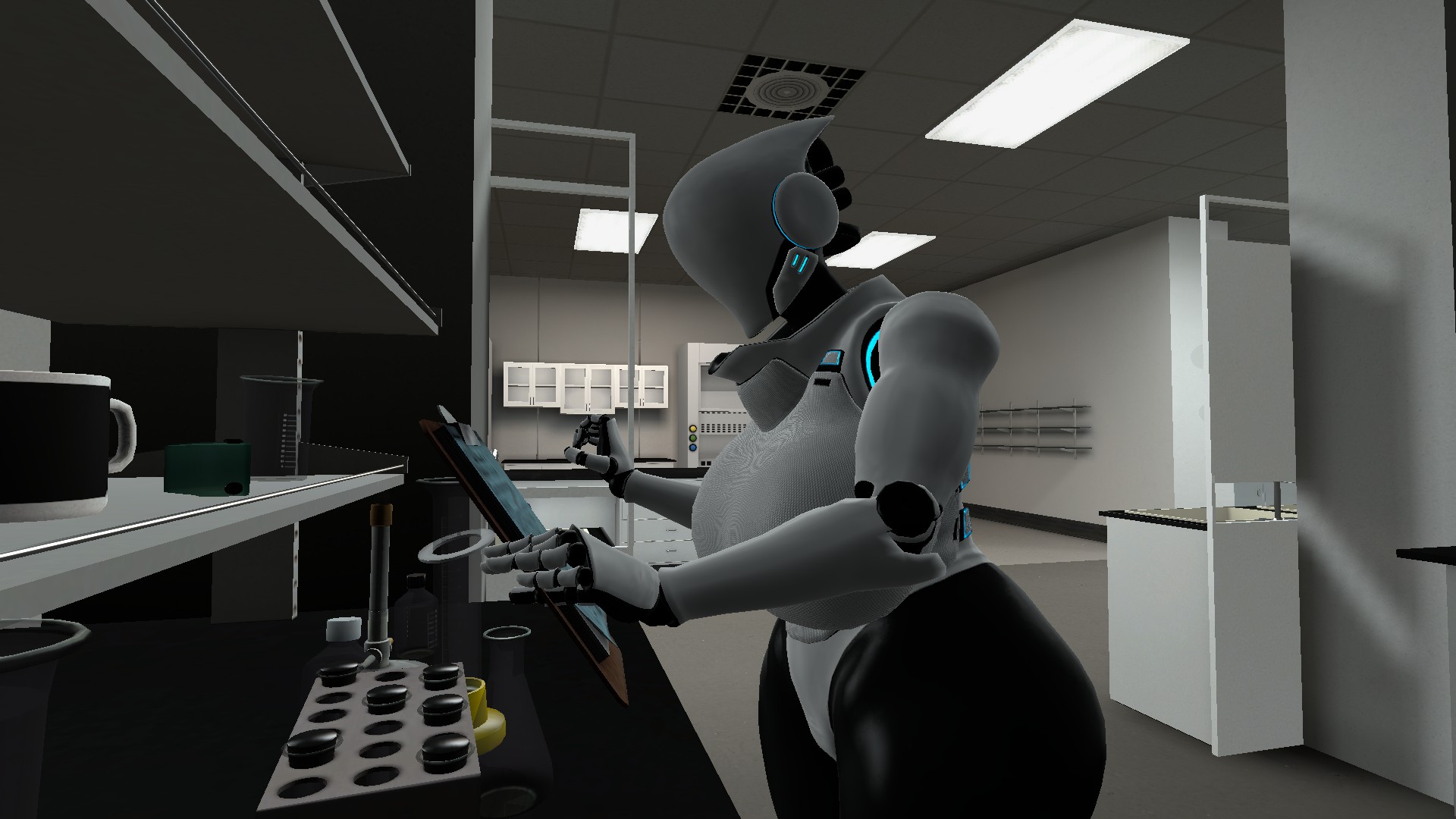 Haybee Haydee in the lab (Version 1) by SpectreV5 on DeviantArt