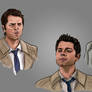 Brush Practice - Castiel Study