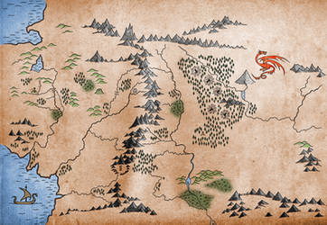 The Hobbit Middle Earth Map