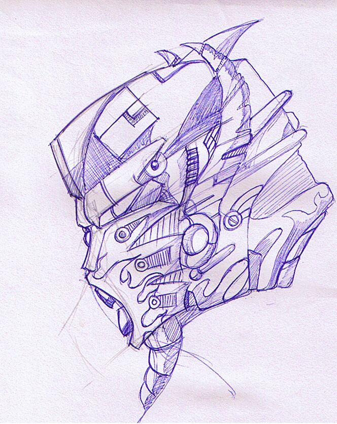 robot head design