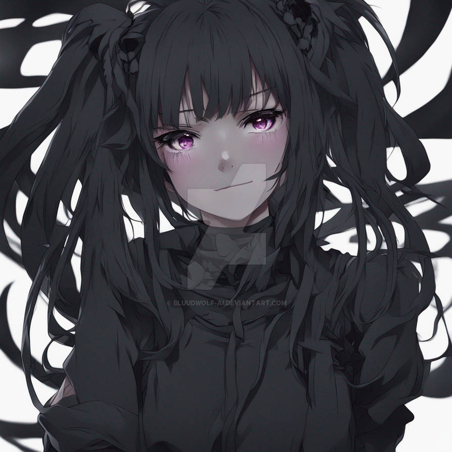 Dark anime girl