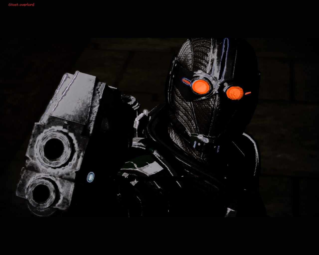 Shepard in mask