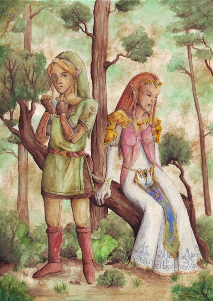 Link and Zelda