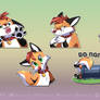 Fox Telegram Stickers pack commission