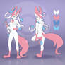 Sylveon ref sheet commission