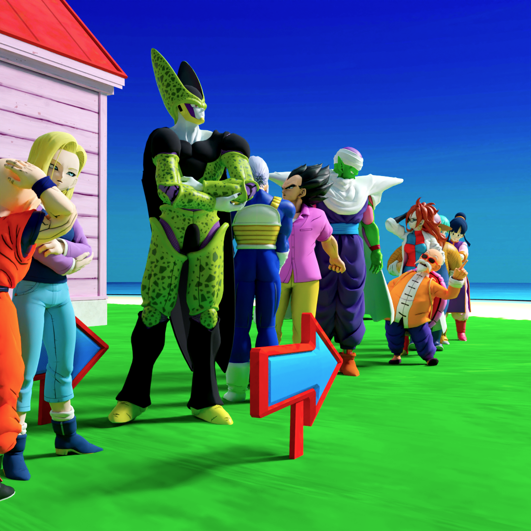 Dragon Ball Z Kakarot 3D Models by Bost0n-KR33m on DeviantArt