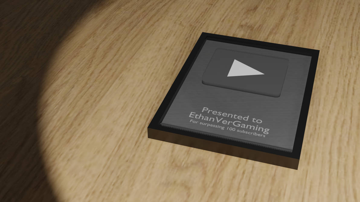 Graphite Play Button by EthanVerGaming on DeviantArt