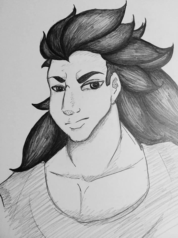 Late Night Doodle: Raditz