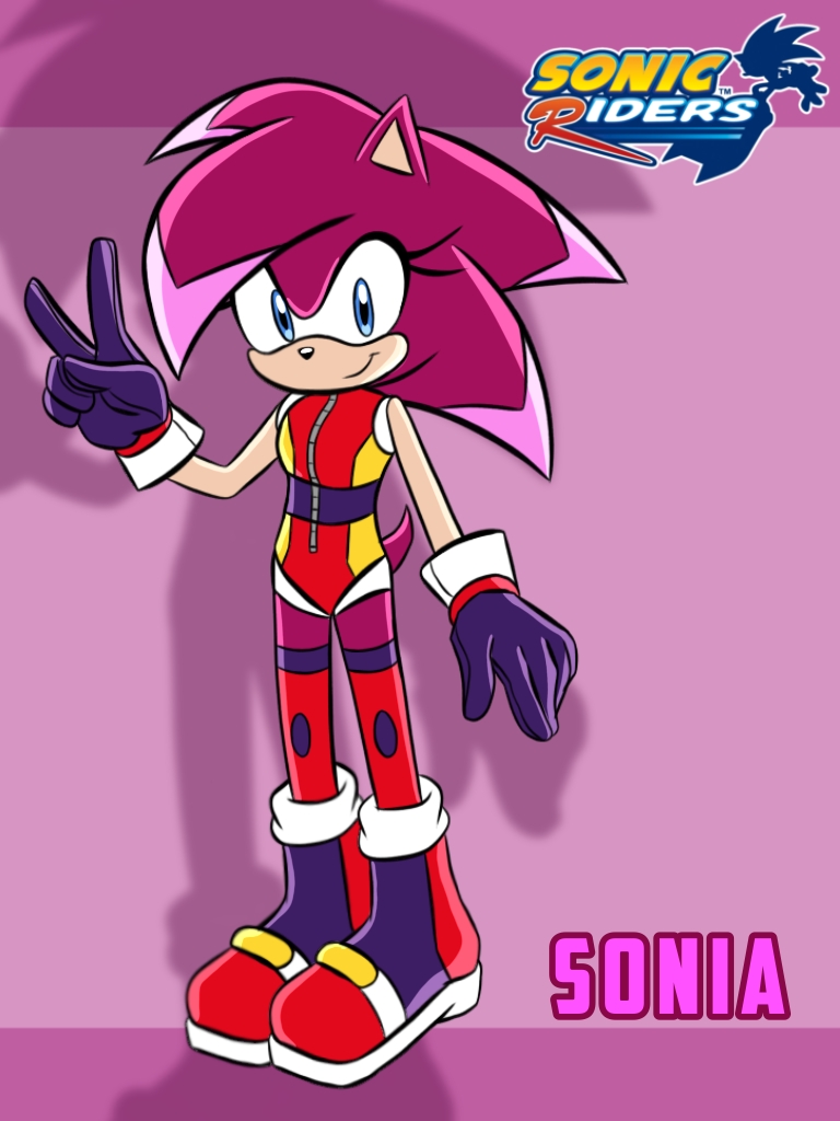 Sonic Riders: Sonia the Hedgehog by MilkshakeFairy on DeviantArt
