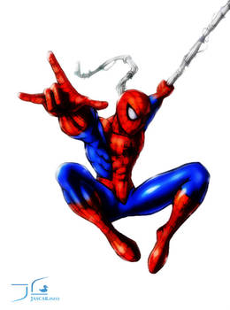 Swinging Spiderman