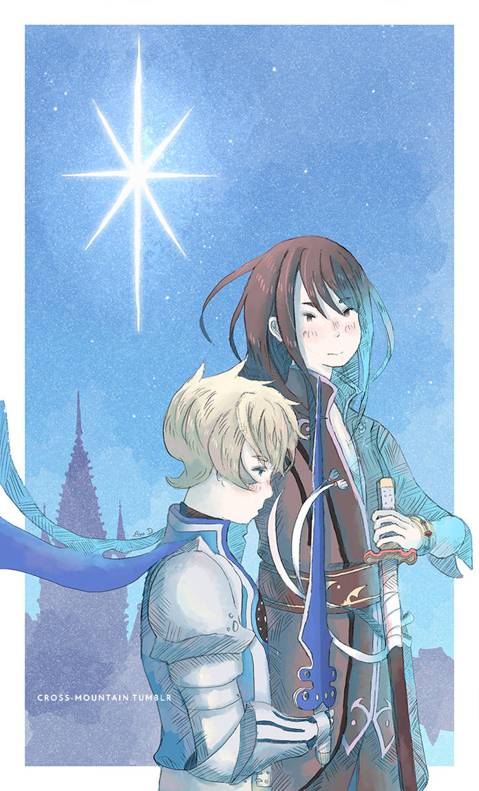 Flynn and Yuri by merrinou on DeviantArt