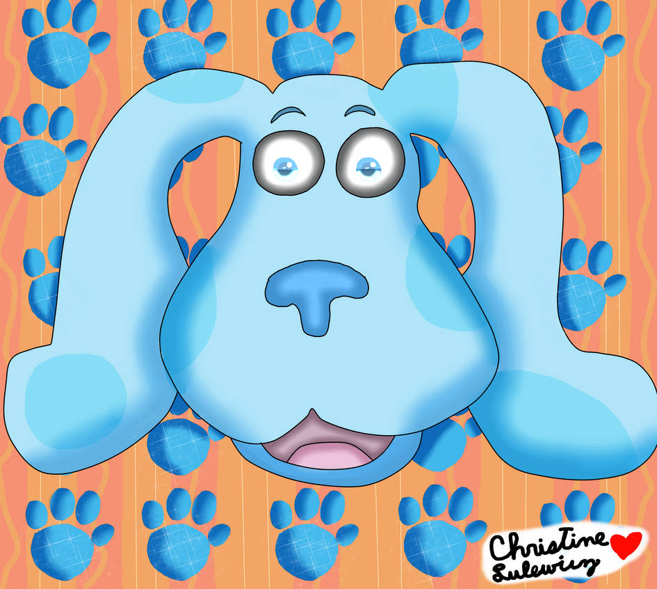 Blue's Clues And You- Blue's Portrait by MyMelodyOfTheHeart on DeviantArt