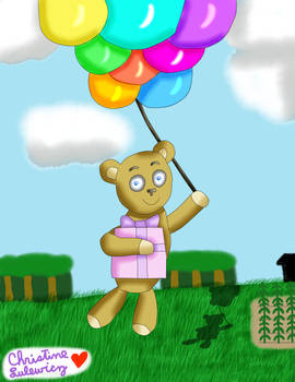Birthday Teddy Bear Flight