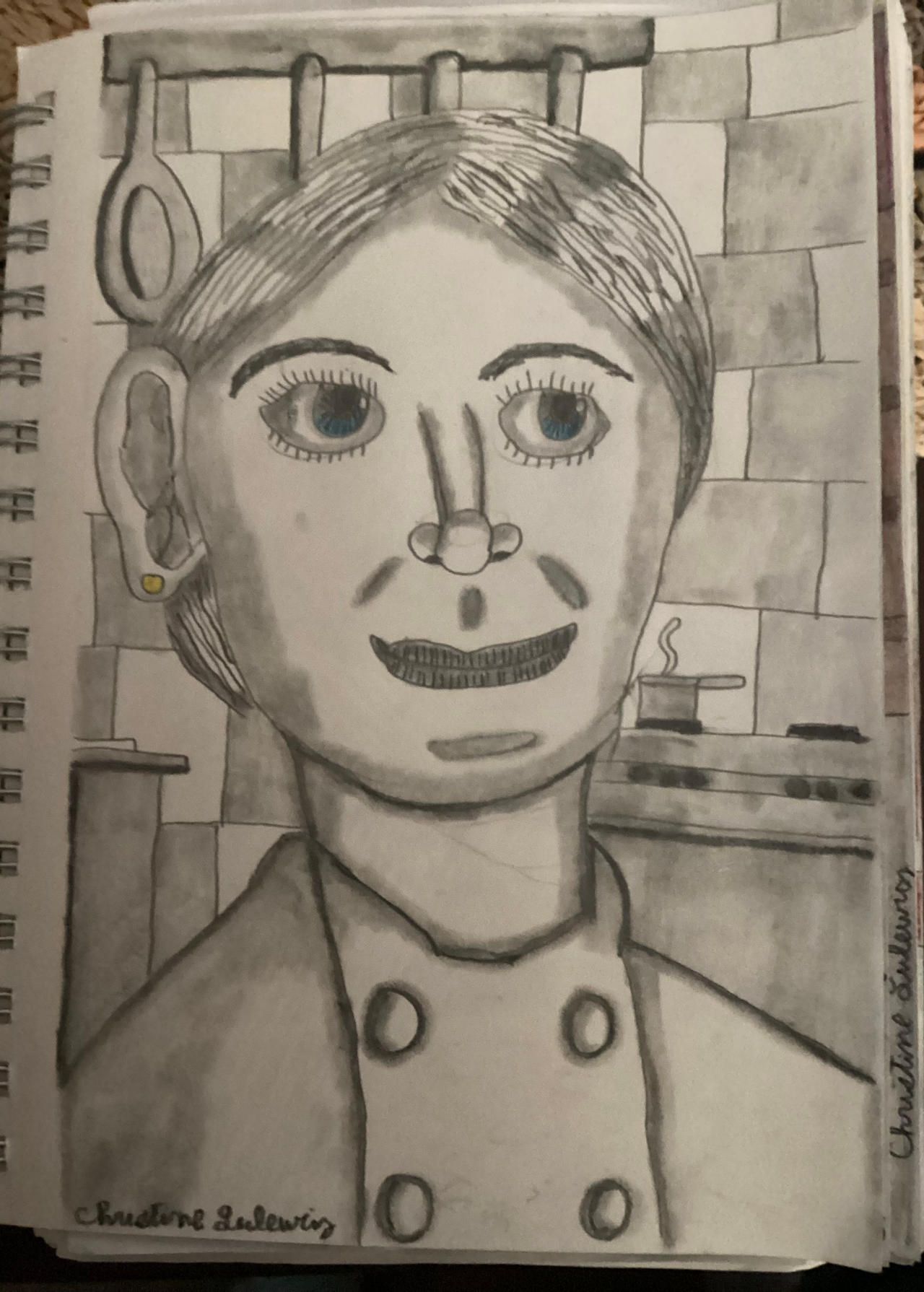 A Portrait Of A Woman Chef by MyMelodyOfTheHeart on DeviantArt