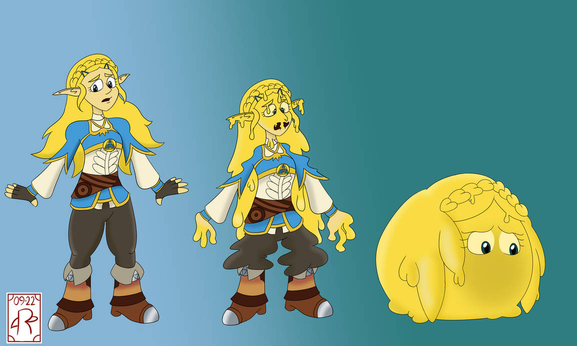 Zelda's Meltdown (Chuchu TF) by Crimson-Rune on DeviantArt