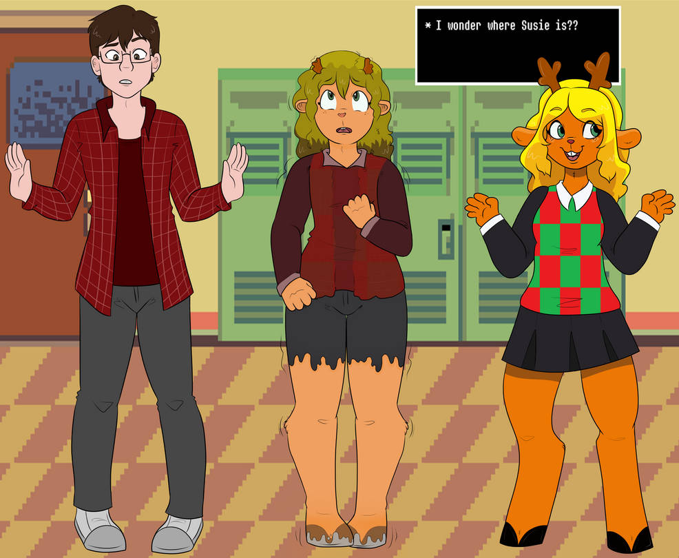 Comm - Year of the Deer (Noelle TF/TG) by Crimson-Rune on DeviantArt