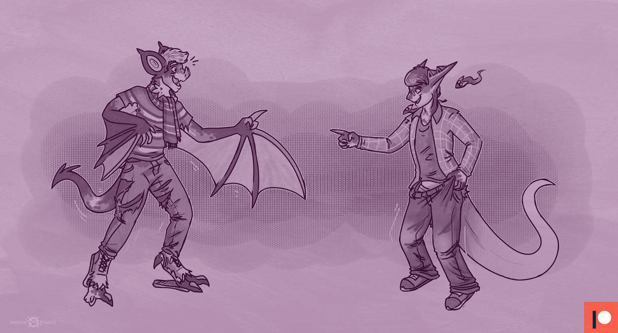 Comm - Weredragons (Pokemon TF) by Crimson-Rune on DeviantArt