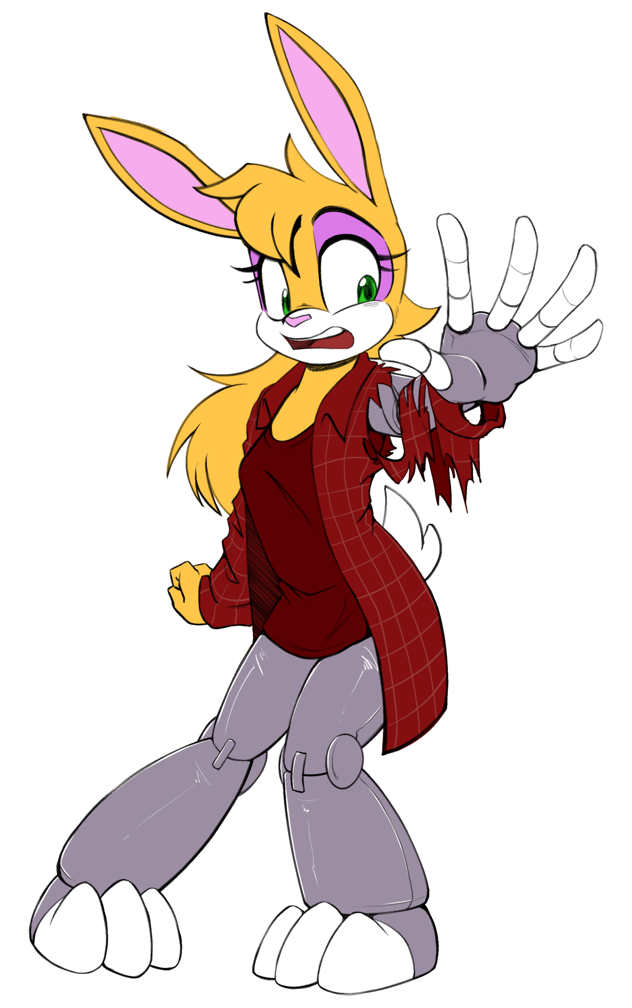 Comm - Rabboticized Alt. (Bunnie Rabbot TF/TG) by Crimson-Rune on ...