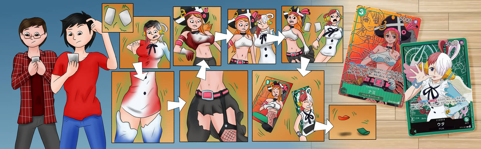 Deviantart Inanimate Card Tf Comm - Promo Cards (Nami/Uta Card TF/TG) by Crimson-Rune on DeviantArt