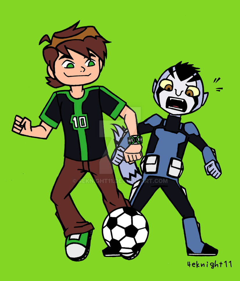 Ben and Rook play like kids by 4eknight11 on DeviantArt