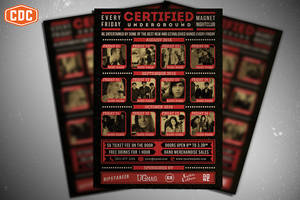 Certified Underground Flyer Template