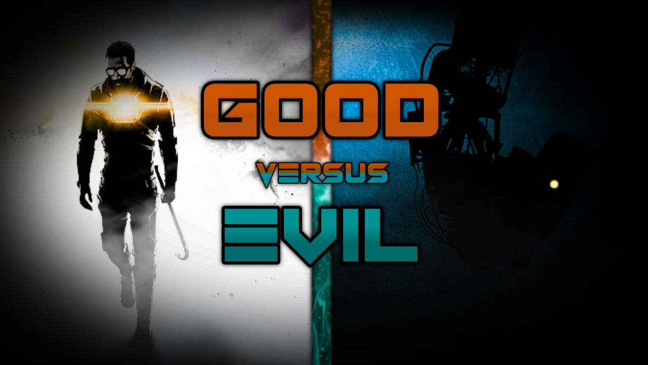 Good vs Evil | Gordon Freeman vs GLaDOS by HungryKiriWolf on DeviantArt