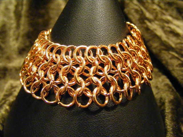 euro four in one copper bracelet