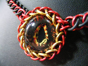 Fire Eye Stretchy Necklace