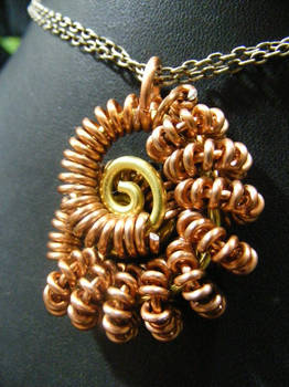 Coiled Nautilus Pendant