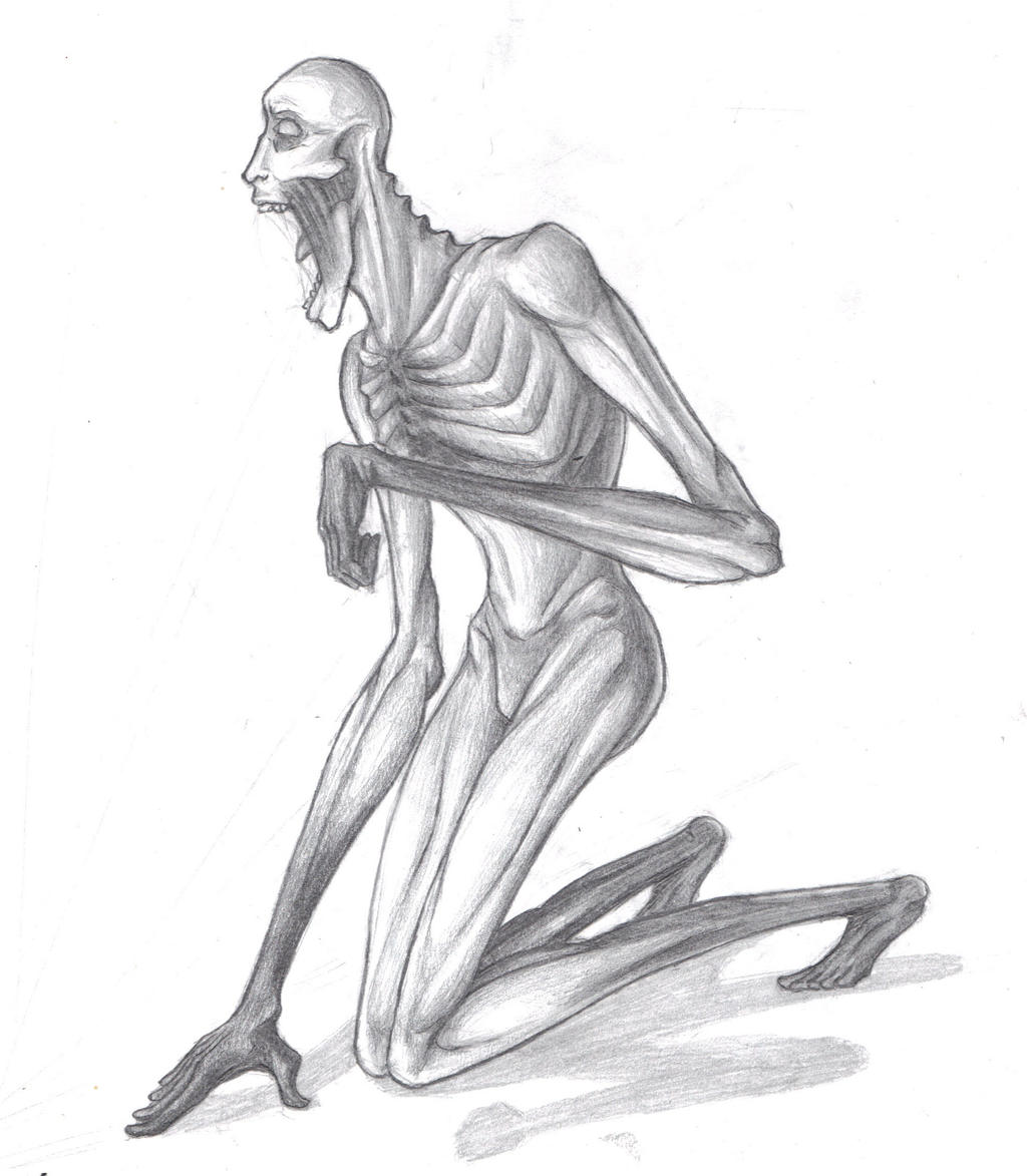 I made a drawing of SCP-096. : r/SCP