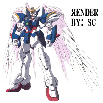 Wing Zero render by StankyxChicken on DeviantArt
