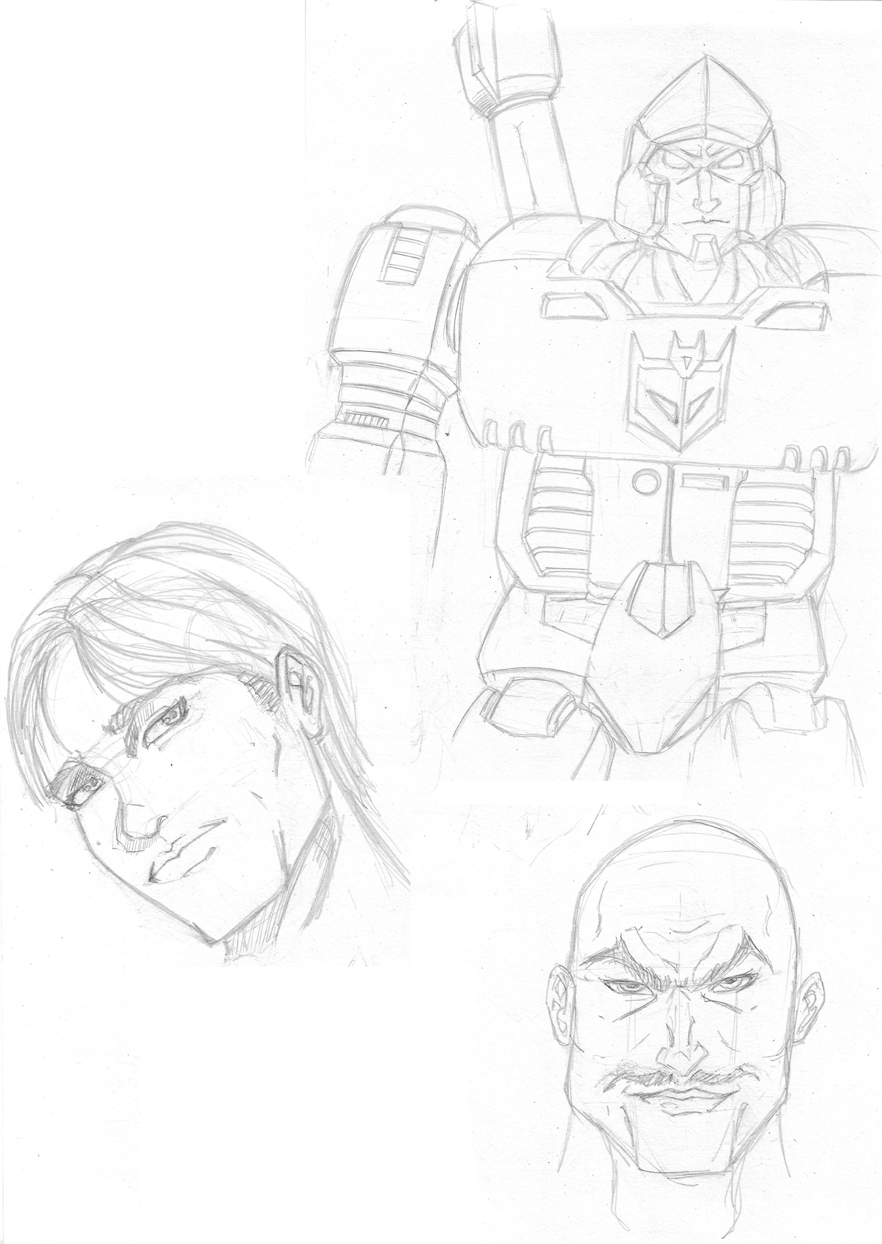 Transformers fancomics sketches