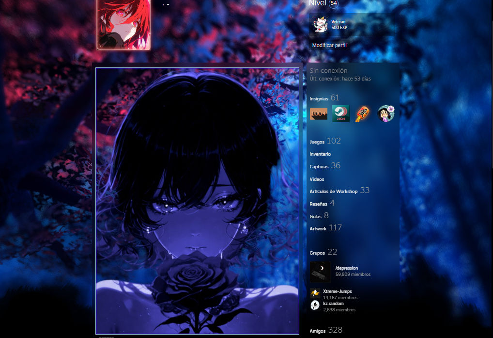 Deviantart Blue Steam Artwork Steam Design - Flower Girl Blue by aoctaaaaaaaa on DeviantArt