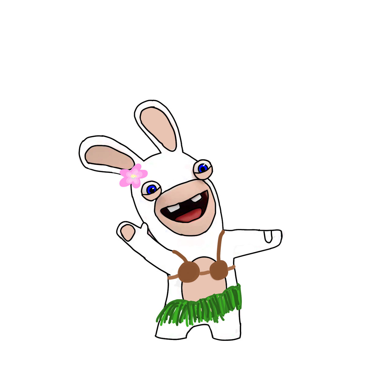 Funny rabbid I drew by KilianS1 on DeviantArt