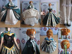 Frozen Anna Coronation custom dress details