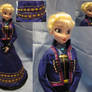 Frozen Elsa ooak doll  purple dress