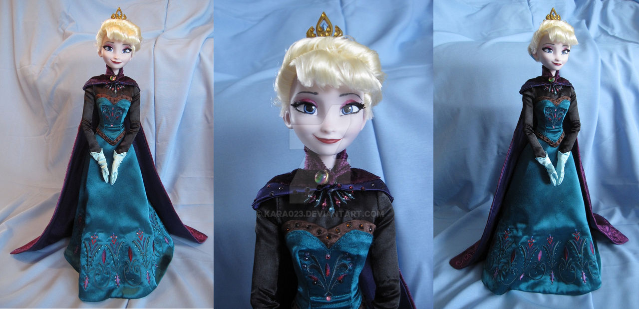Frozen - Coronation Elsa repaint ooak by kara023 on DeviantArt