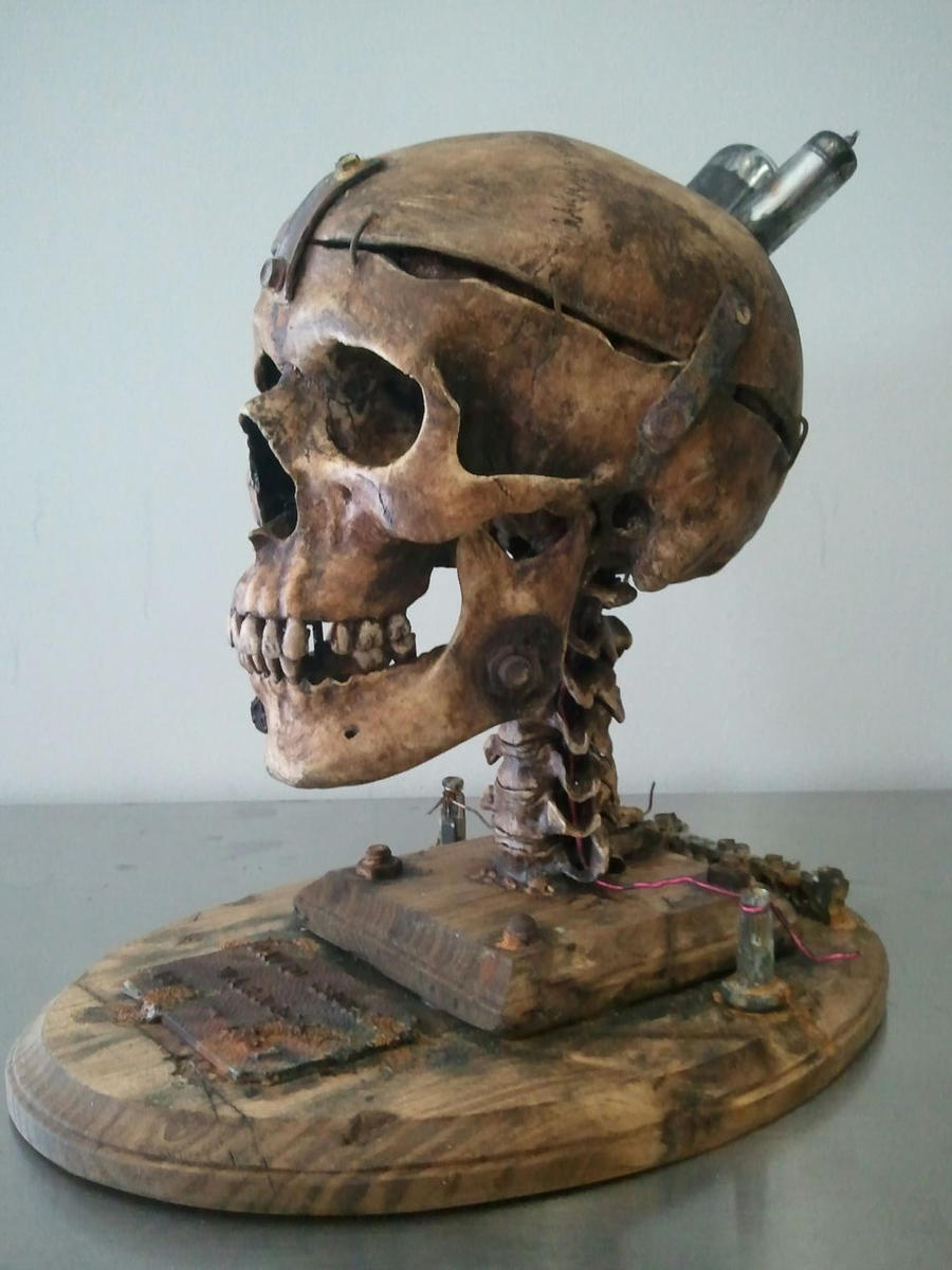 Steampunk skull