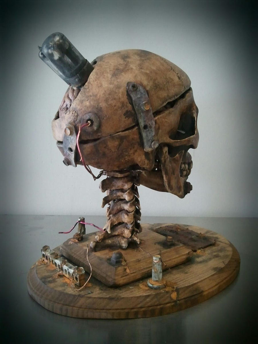 Steampunk skull