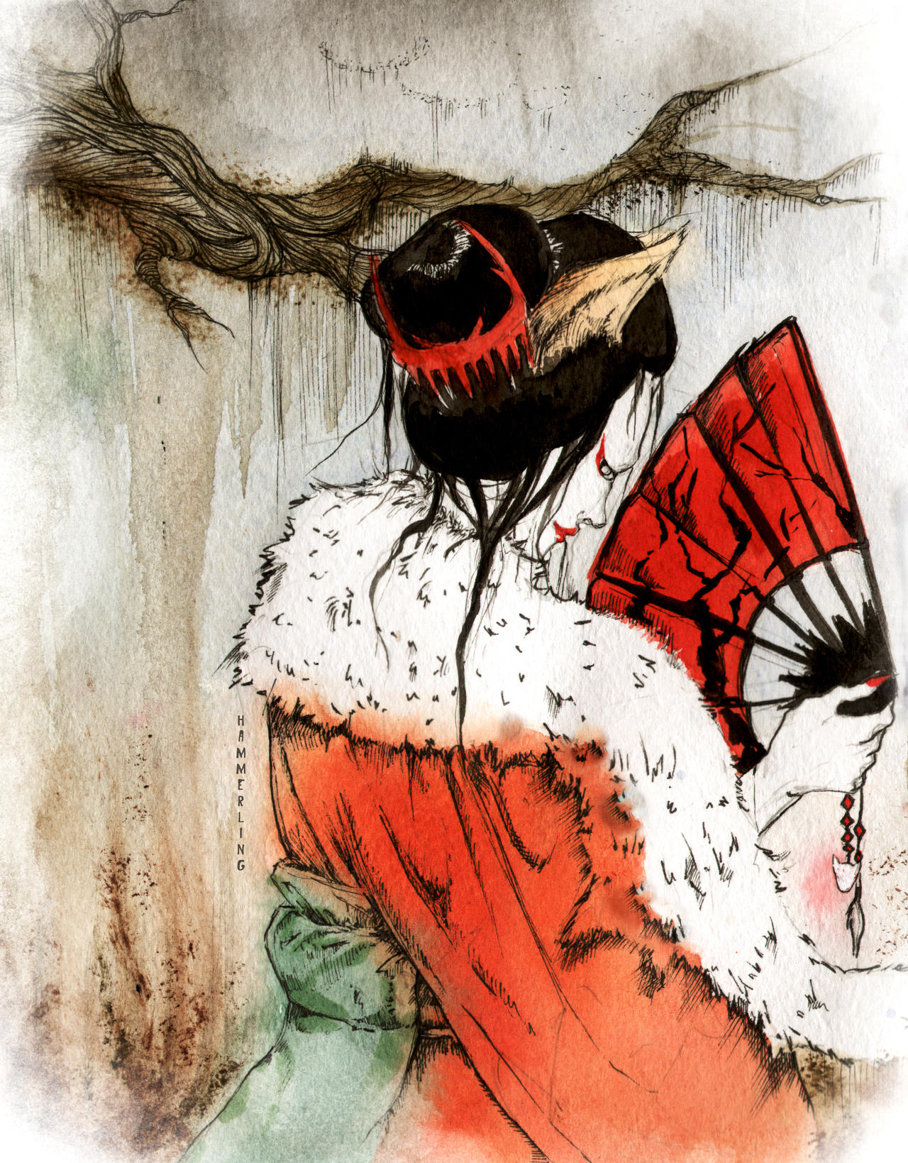 Kitsune by Kaia-Hammerling on DeviantArt
