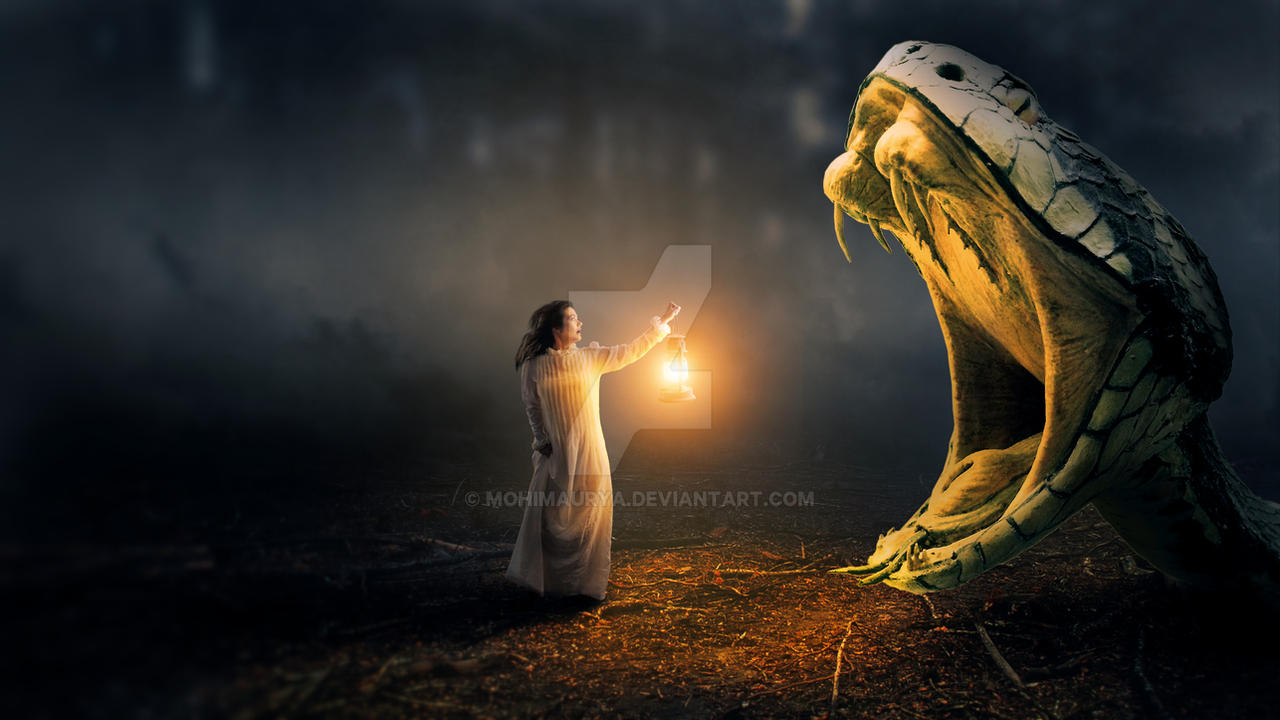 Large Horror Snake In Forest by mohimaurya on DeviantArt