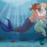 Mermaid!Fenris and Caspian