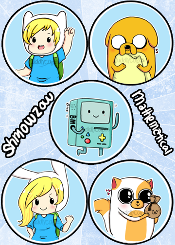 Adventure Time Button Set