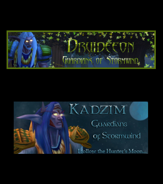 Kadzim and Druideeon