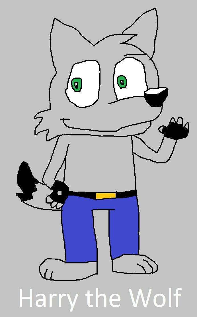 Harry the Wolf in Canine Overload by KatelynnTheFox2005 on DeviantArt
