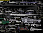 StarWars and Wh40K Ships 2